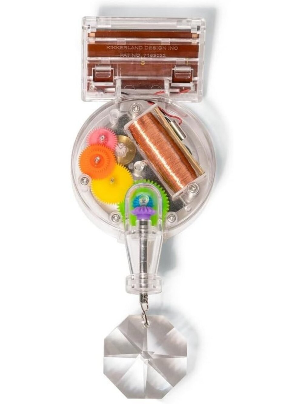 Solar Powered Rainbow Maker | Prism Suncatcher | Unique Home Window Decor Gift